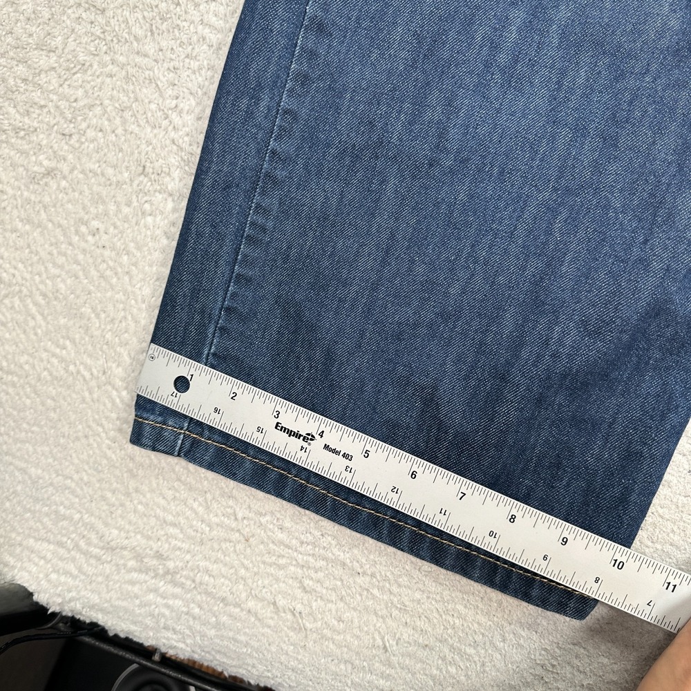Levi 569 Jeans Men's Size 44X32 (Fits 46X32) Loose Straight Blue Wash Denim - Picture 3 of 11